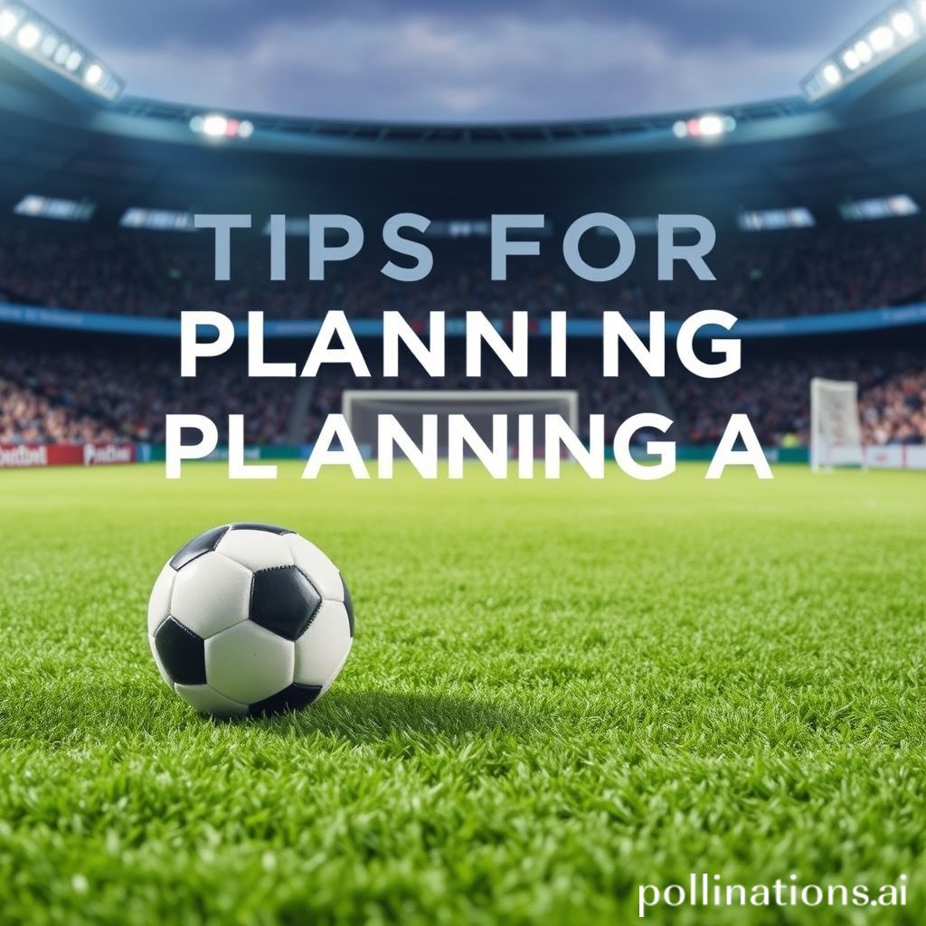 Tips for Planning a Football Match